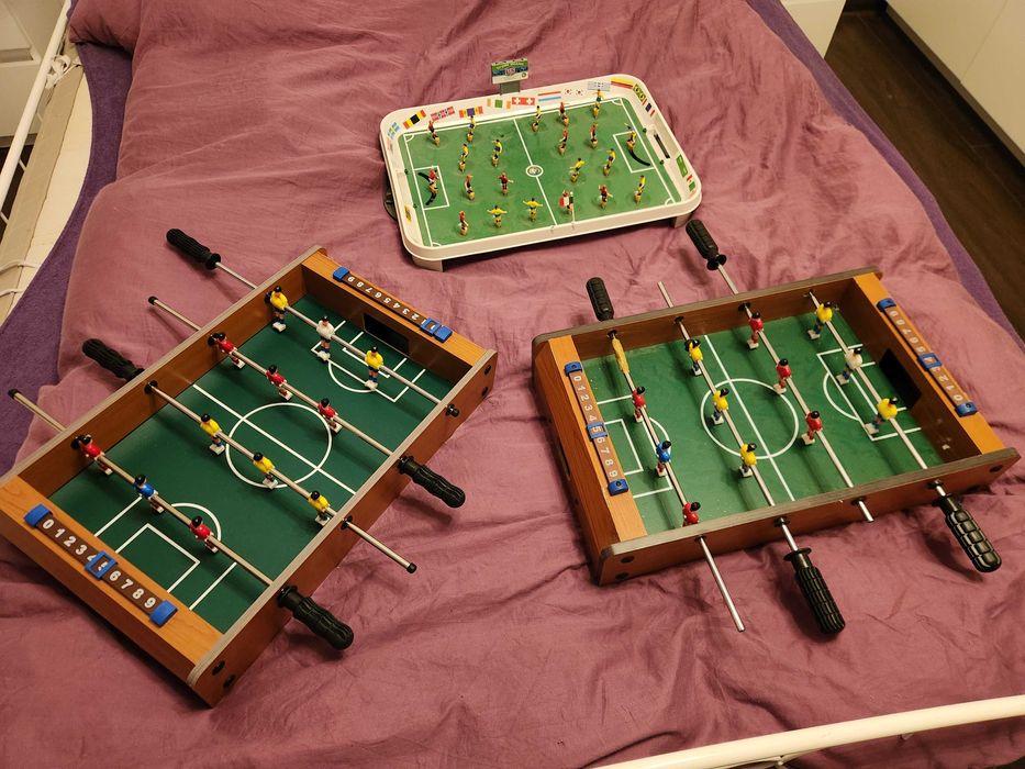 PIŁKARZYKI STOŁOWE ZESTAW 3 kompletów w cenie jednego czesci zapasowe