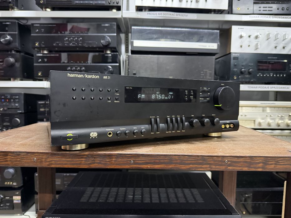 ‼️ Harman Kardon AVR 21 – Amplituner Stereo Hi-Fi z Tunerem FM/AM, Wejściem Phono i Regulacją Barwy Dźwięku | Audio Room