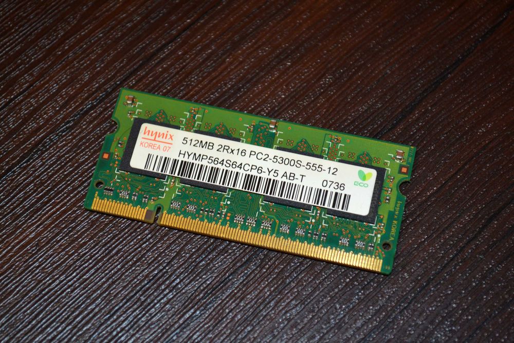 Оперативная память ОЗУ DDR2 Hynix 512 Mb ноутбук