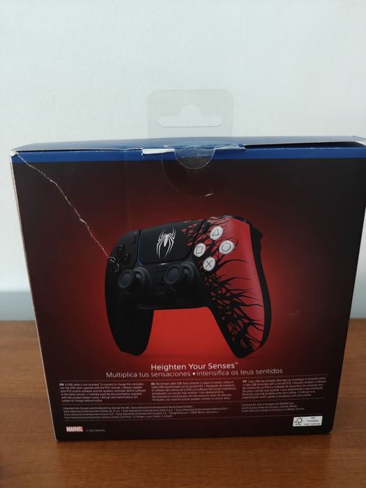 Caixa Comando ps5 spiderman 2 limited edition