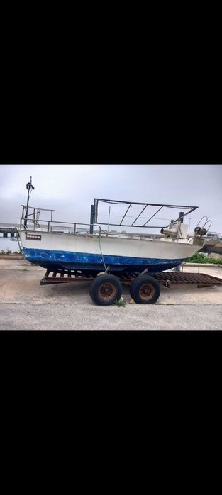 Barco fibra pesca