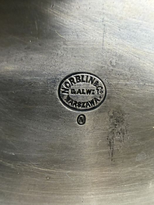 Piękna ażurowa patera Norblin & Co – Warszawa, Plater, Secesja