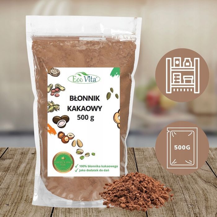 błonnik kakaowy 500 g sypki dodatek w kuchni intensywny głęboki aromat keto