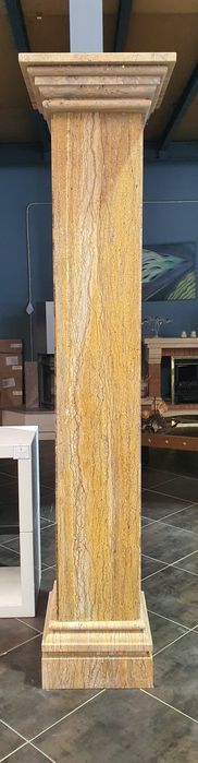 2 Colunas pedra travertino