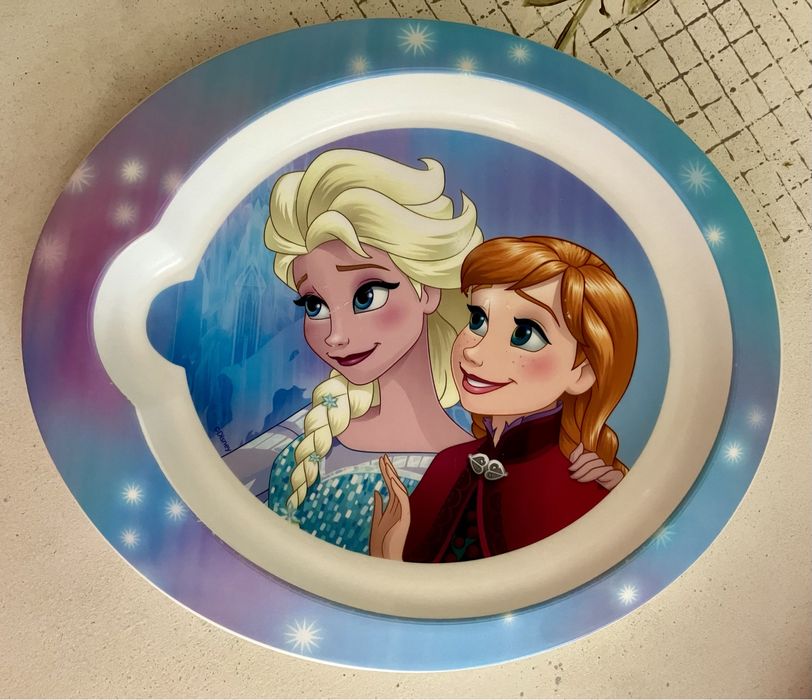 Talerzyk plasticowy Ania i Elsa