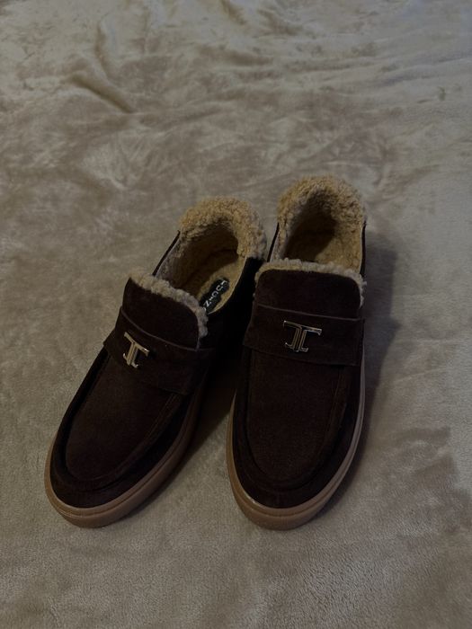 Лофери зимові натуральна замша