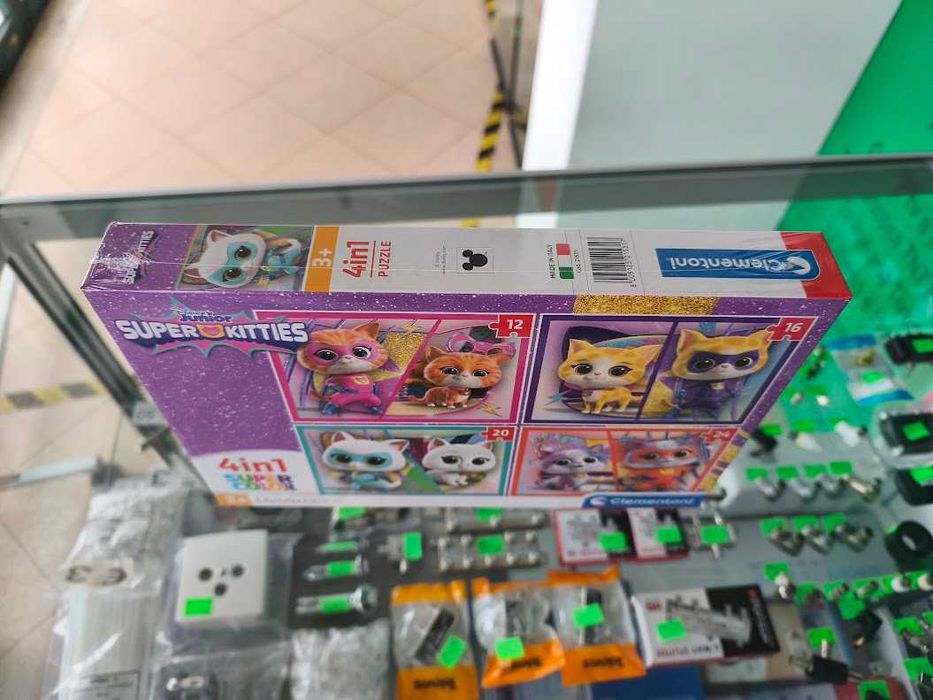 Puzzle Disney Junior Super Kitties 4in1 4 puzzles 12+16+20+24 peças