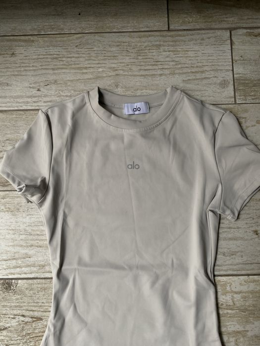 T-shirt da alo bege feminina