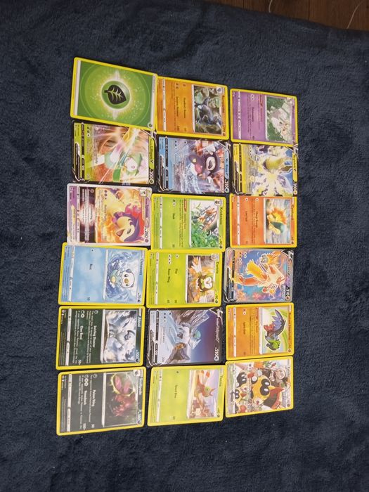 Karty Pokemonów 18 sztuk