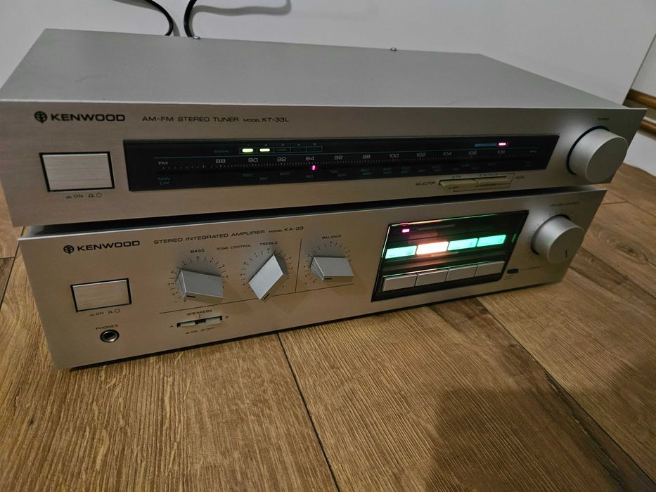 Zestaw Vintage Kenwood K33 +KT33L