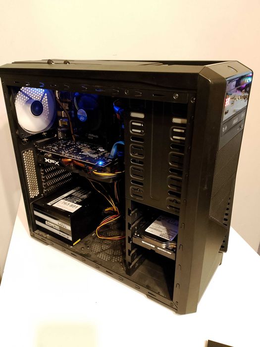 Komputer intel i5 16gb ram RX470 8gb 120gb SSD 512gb HDD RGB