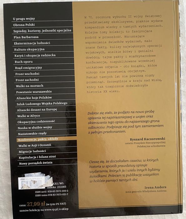 Książka Konferencję, paktu, układy