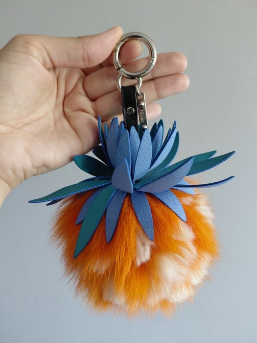 Fendi Fur Pineapple Charm  Брелок