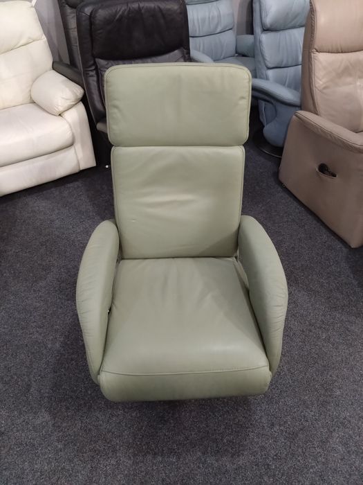Крісло шкіряне розкладне кресло реклайнер кожаное раскладное диван