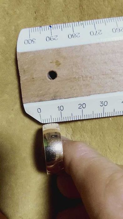 Обручка кiльце обручальне СРСР, золотое обручальное кольцо СССР 583