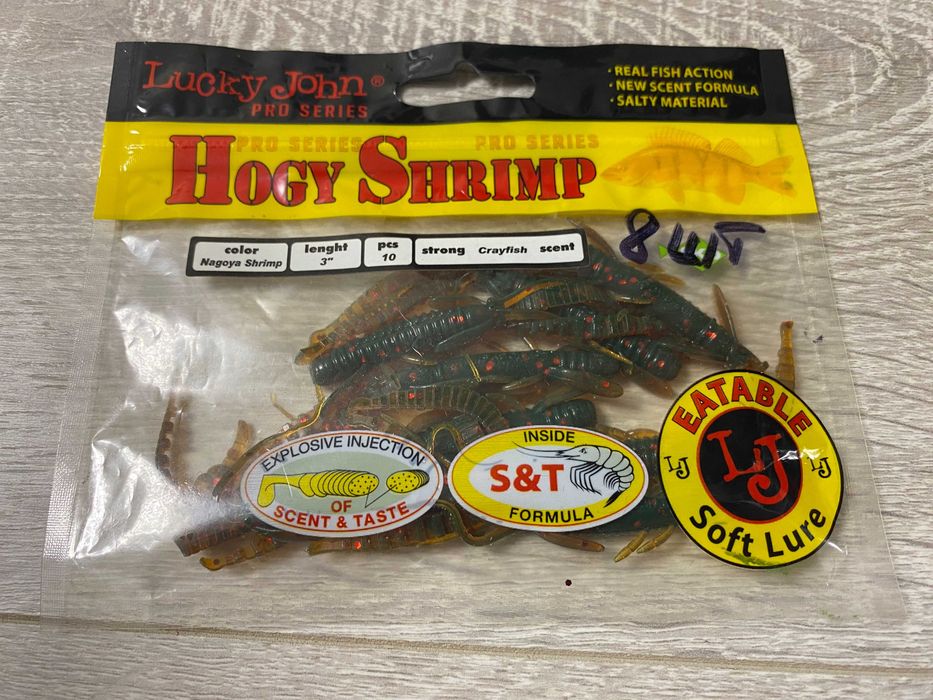 Набор силиконовых приманок со сьедобной резины для ультралайта