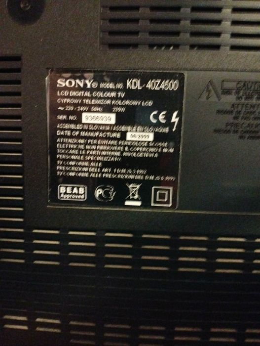 Tv Sony 40 cali  sprawny