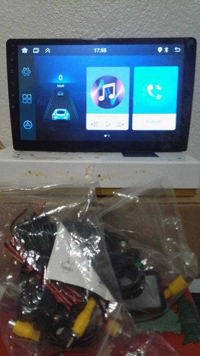 Rádio Android 2DIN 11” – Novo – GPS + Câmara – 2GB/64GB