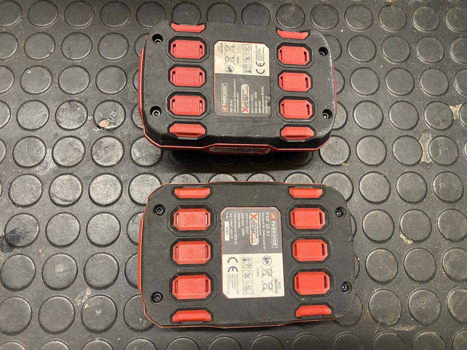 2x baterias Parkside X20V 2ah