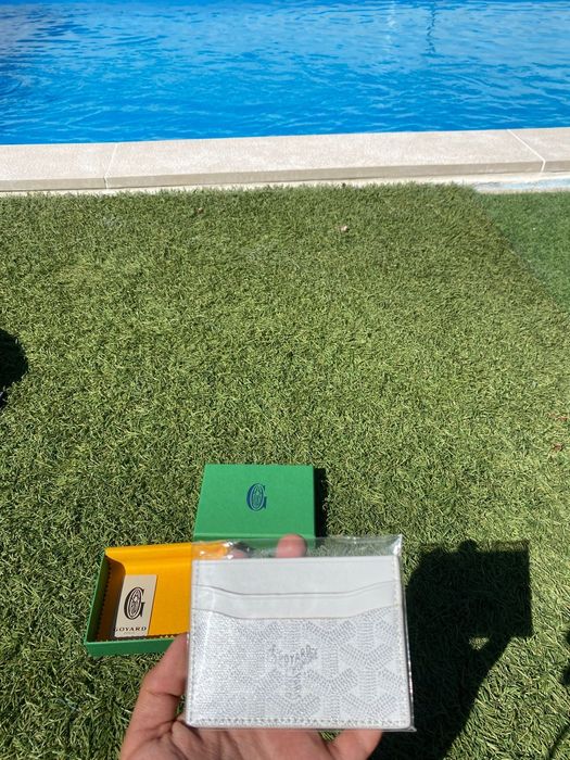 Porta cartões goyard branco