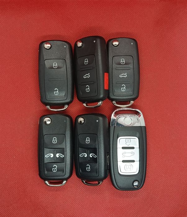 Замена корпуса, выкидной ключ 2, 3, 3+1, 4, 4+1 кнопки Volkswagen