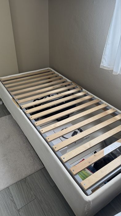 Cama solteiro sommier + Colchão