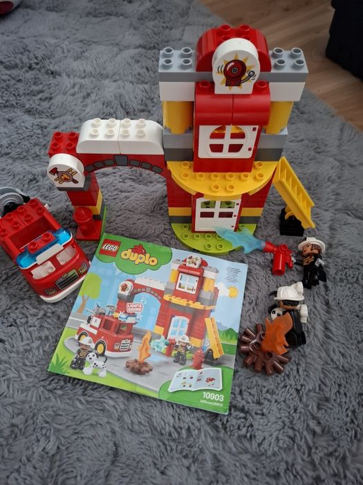 Klocki lego duplo straż pożarna