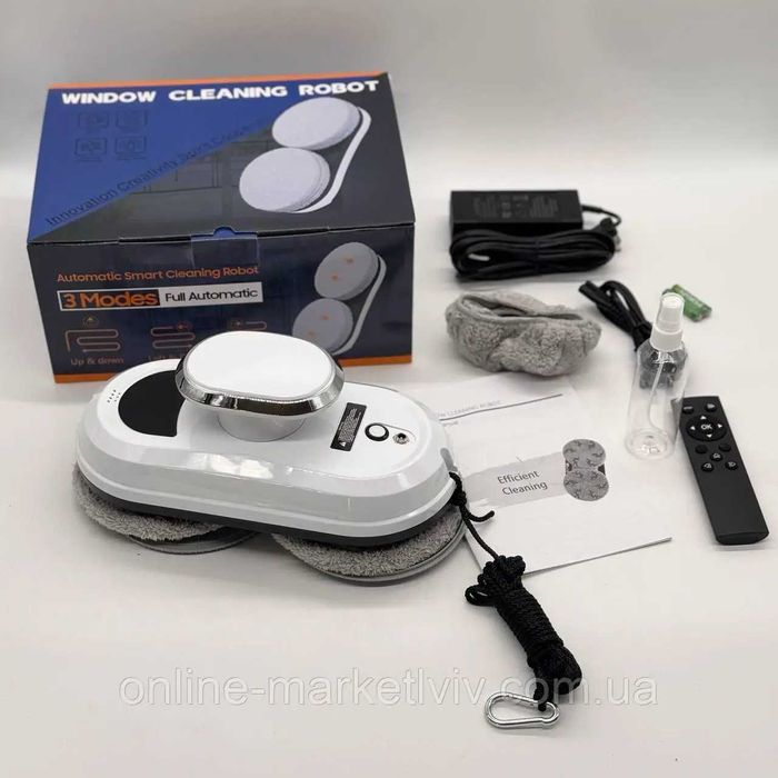 Робот для миття вікон NEW Glass Cleaning Robot з пультом