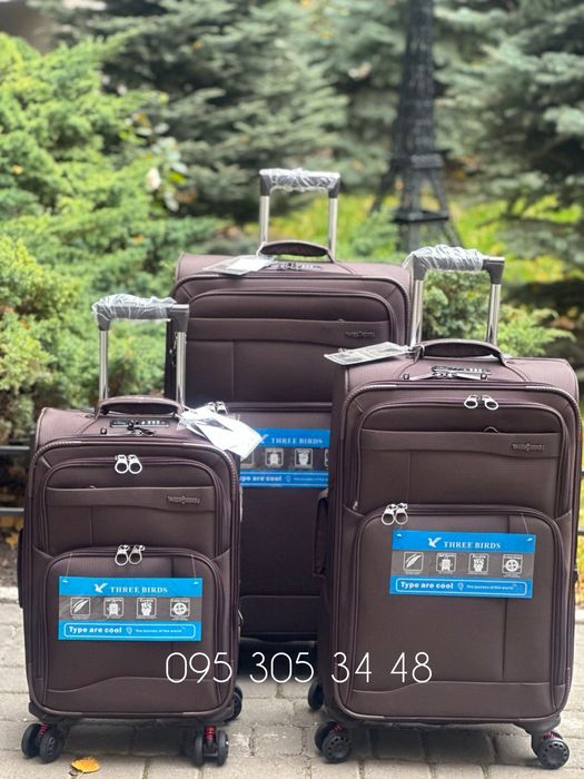 Чемодан Three Birds S,  new ручная кладь