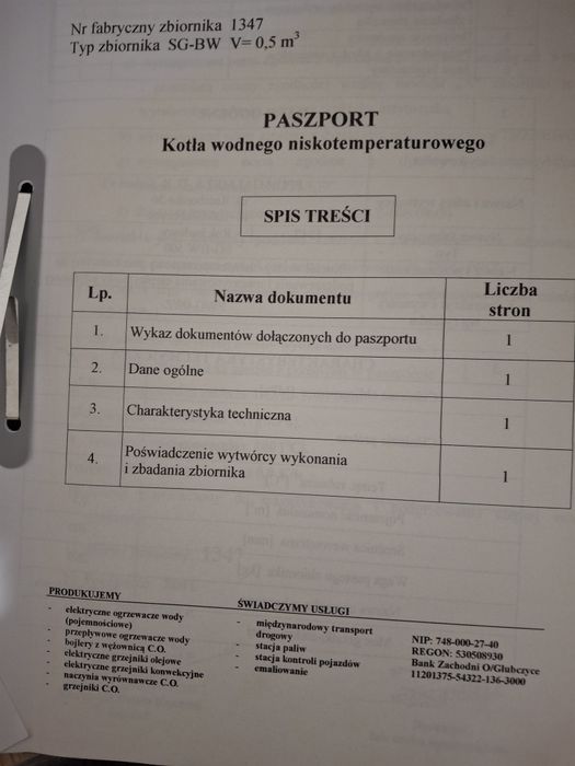 Kocioł wodny 500l GALMET