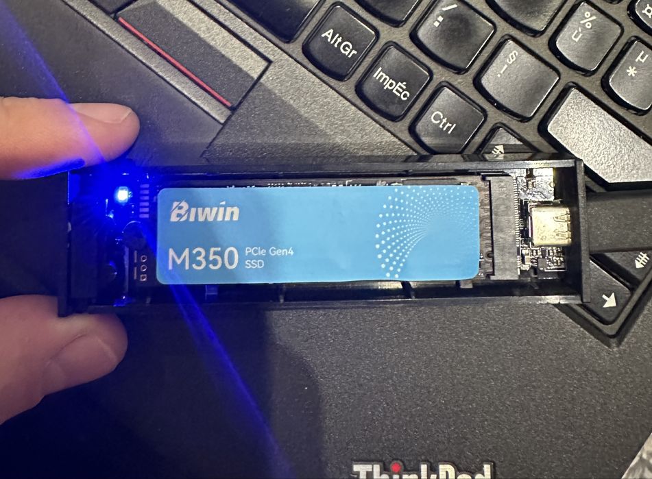 SSD/m.2/NVMe/ BIWIN M350 SSD NVMe M.2 PCIe 4, 1 Tb 6000 Mb/s