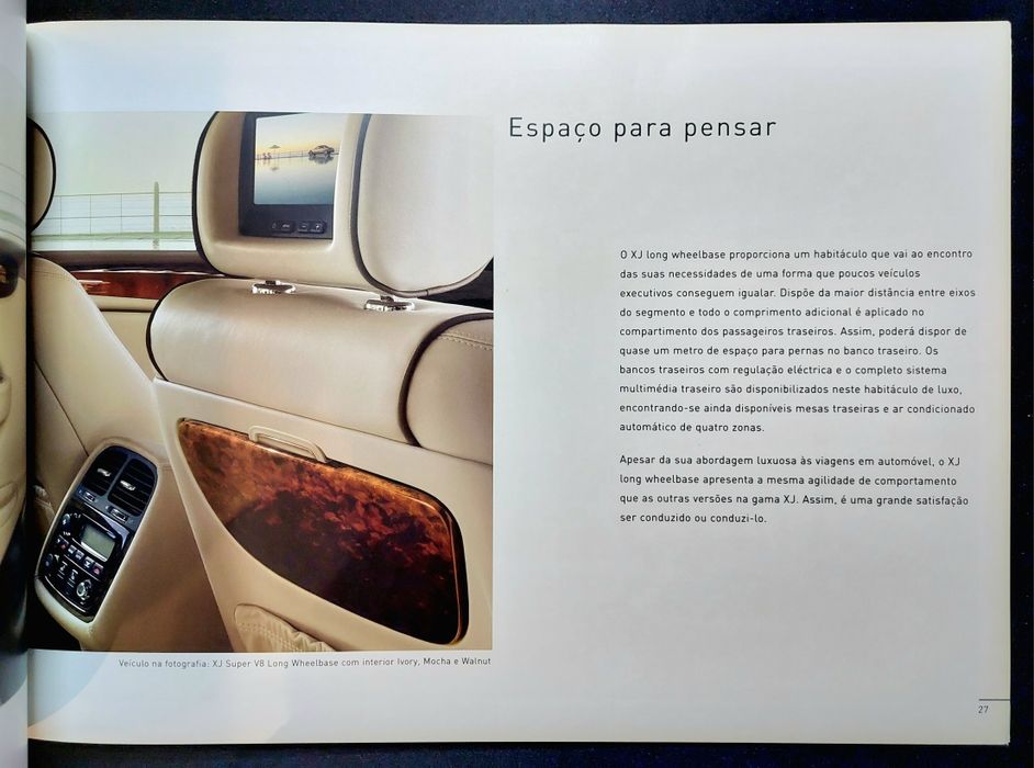 JAGUAR XJ - Brochura portuguesa