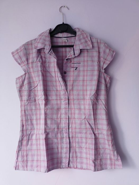 49 bluzka damska Quechua krata rozm  L/42