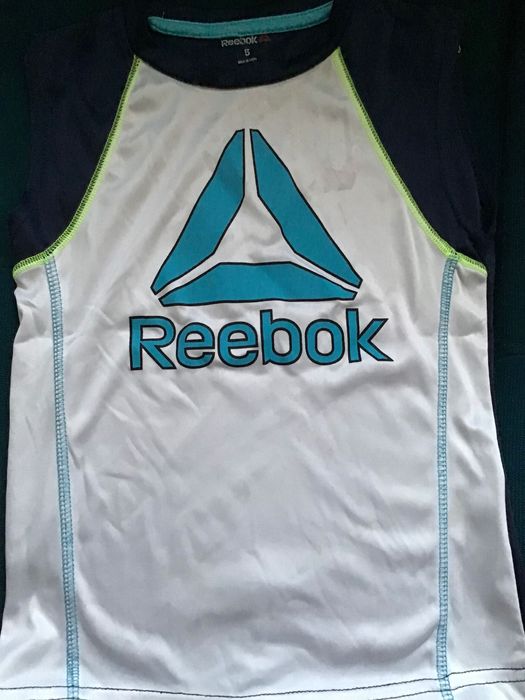 Dres sportowy Decathlon rozm. 115-124 + koszulka Reebok