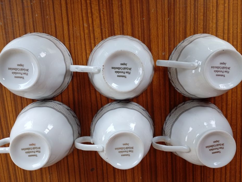 6 osobowy komplet filiżanek z Japońskiej porcelany
