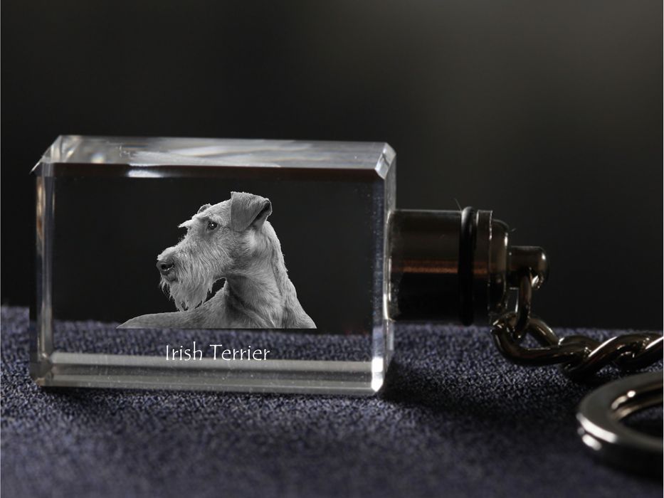 Terier irlandzki brelok kryształowy z psem Art-Dog