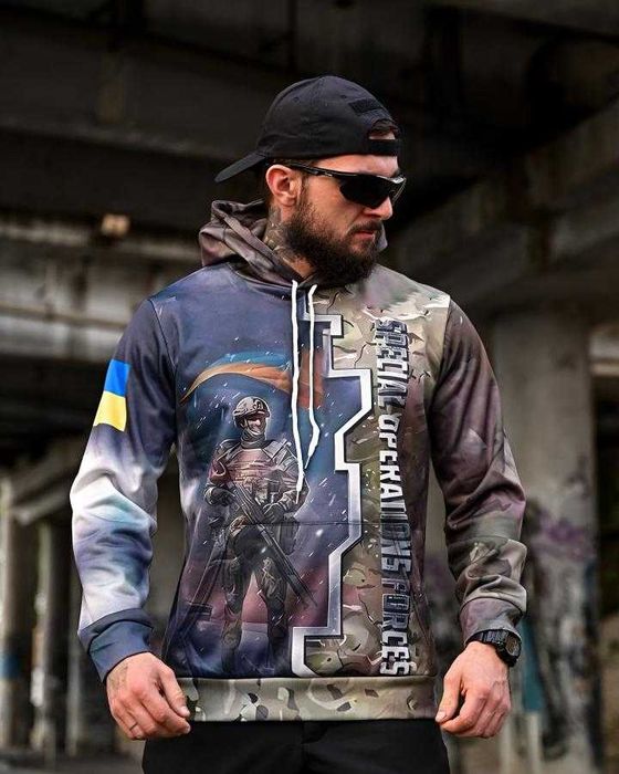 Тактичне худі Special Operations Forces Мілітарі стиль Без передоплати