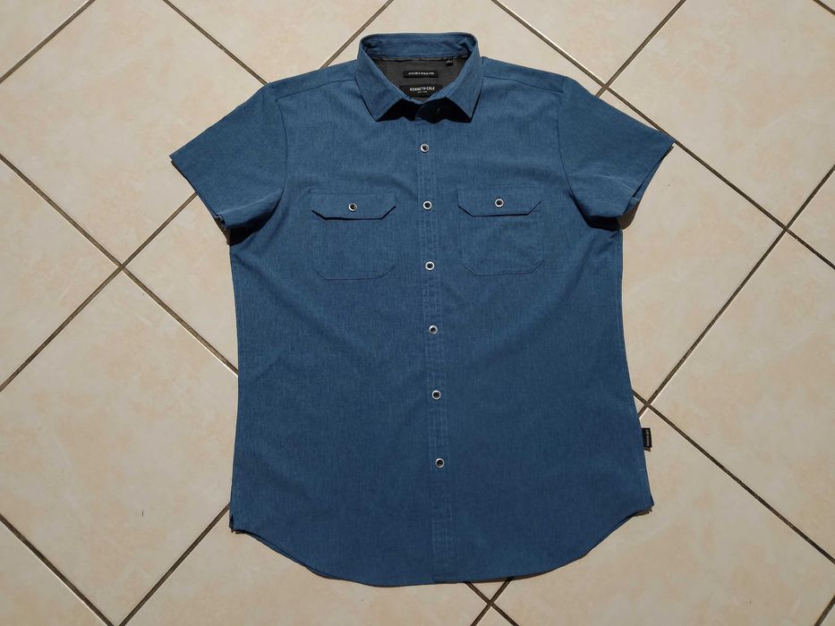 KENNETH COLE USA - NOWA! Koszula Męska krótki rękaw rozmiar M