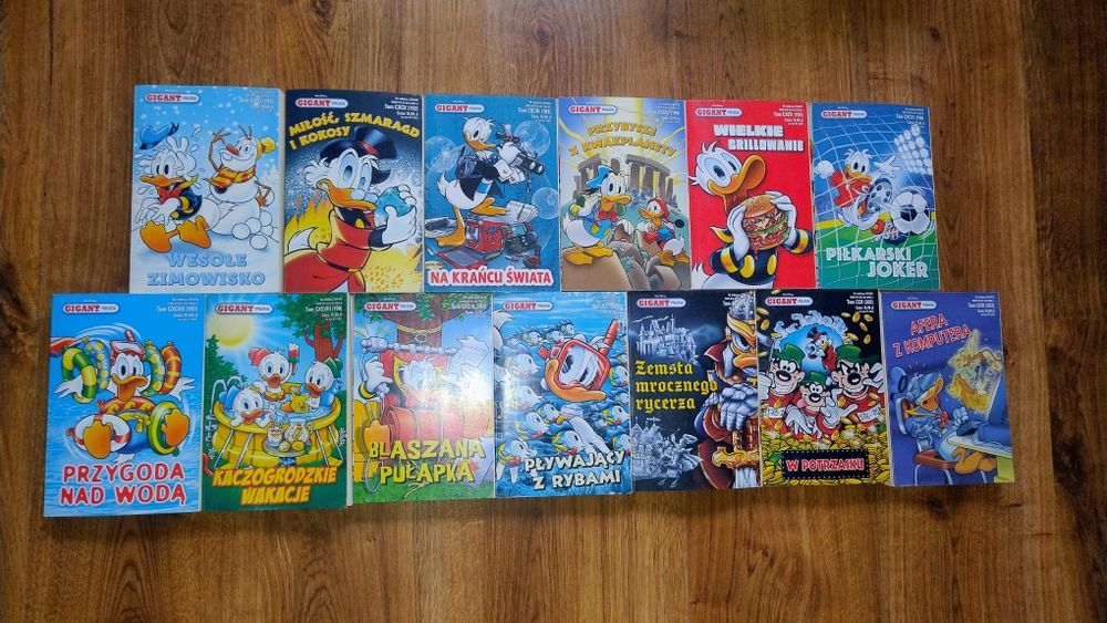 REZ WOL Komiksy Gigant Poleca 2016 zestaw 191-203 Donald stan bdb+++