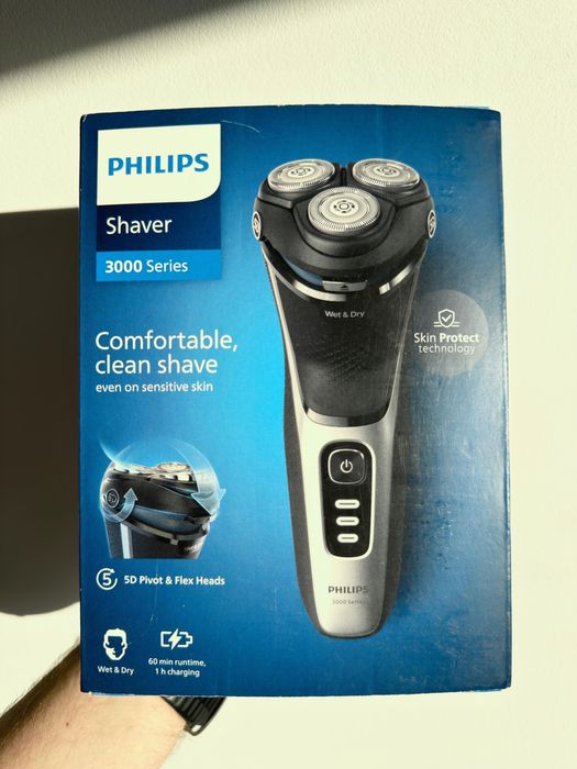 Golarka Męska do Twarzy Maszynka Trymer Series3000 Philips S3241/12 Wet Dry