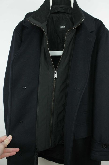 Шикарне брендове пальто Hugo Boss Вовна Кашемір з Утепленням ХЛ 56