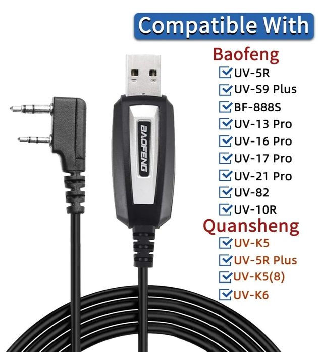 Baofeng kabel do programowania