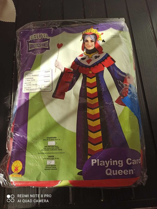 Костюм наряд плаття сукня королева карта червей піковая дама розмір Л