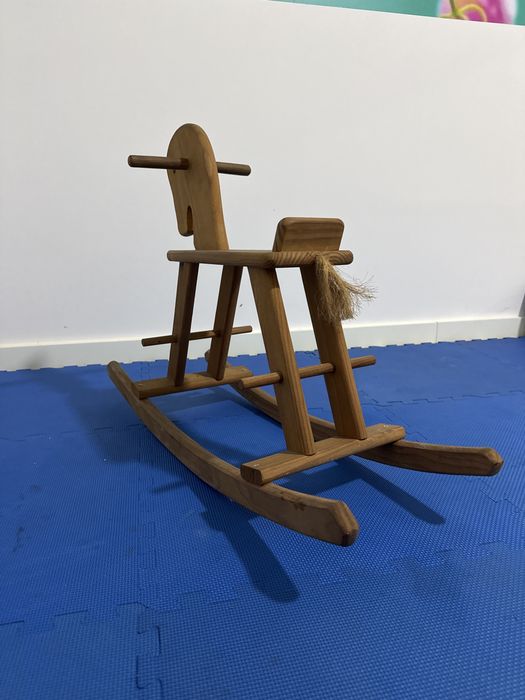 Cavalo Baloiço Madeira