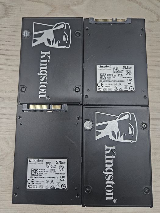 SSD 2.5 512Gb Sata Kingston SKC600512G 3D TLC NAND