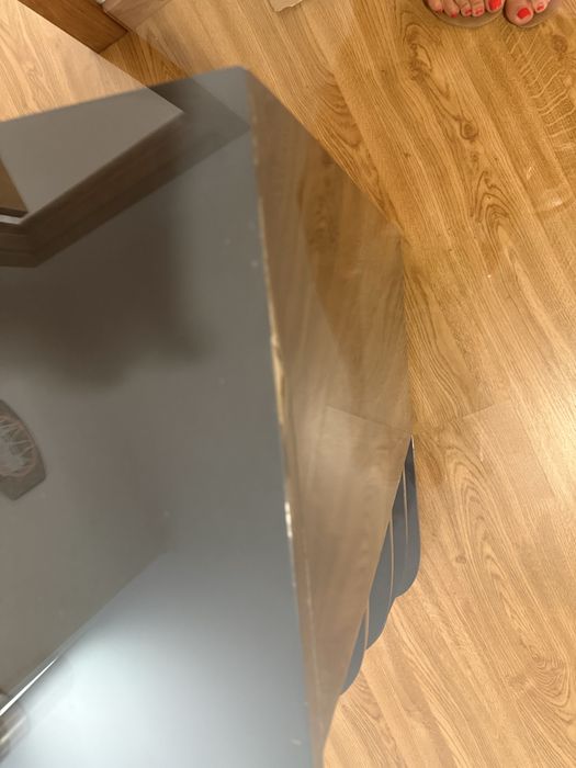 Secretaria com tampo em vidro
