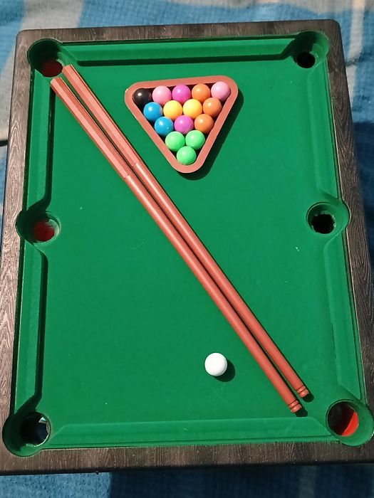 Snooker pequeno para brincar