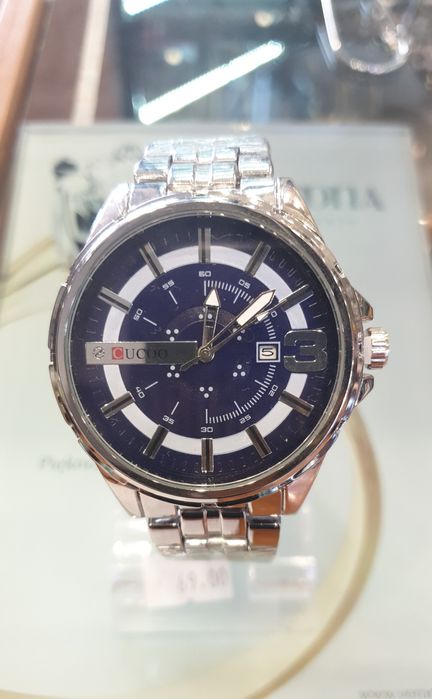 Zegatek męski kwarcowy bransoleta polecam