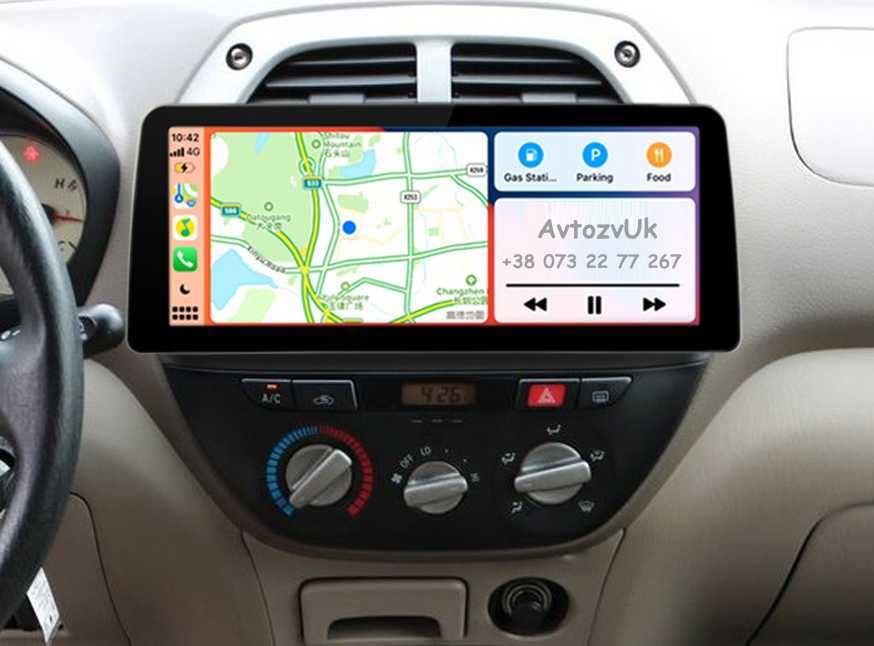 Магнитола RAV4 Toyota RAV 4 GPS DVD USB 2 дин Рав4 CarPlay Android 15