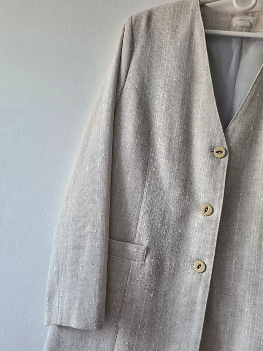 Marynarka len z bawełną  L/XL